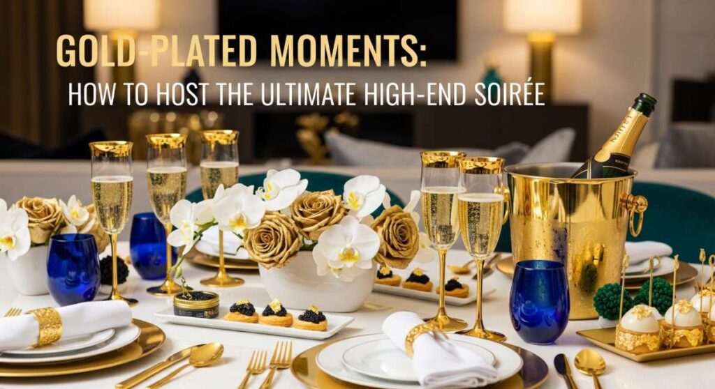 featured: gold plated moments: how to host the ultimate high end soirée
