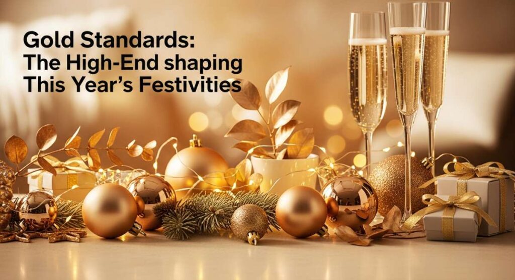 featured: gold standards: the high end trends shaping this year's festivities