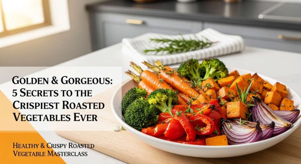 featured: golden & gorgeous: 5 secrets to the crispiest roasted vegetables ever