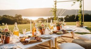 featured: golden hour goals: how to host the most instagrammable outdoor soirée