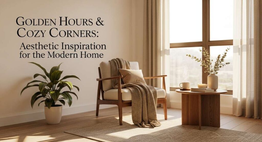 featured: golden hours & cozy corners: aesthetic inspiration for the modern home