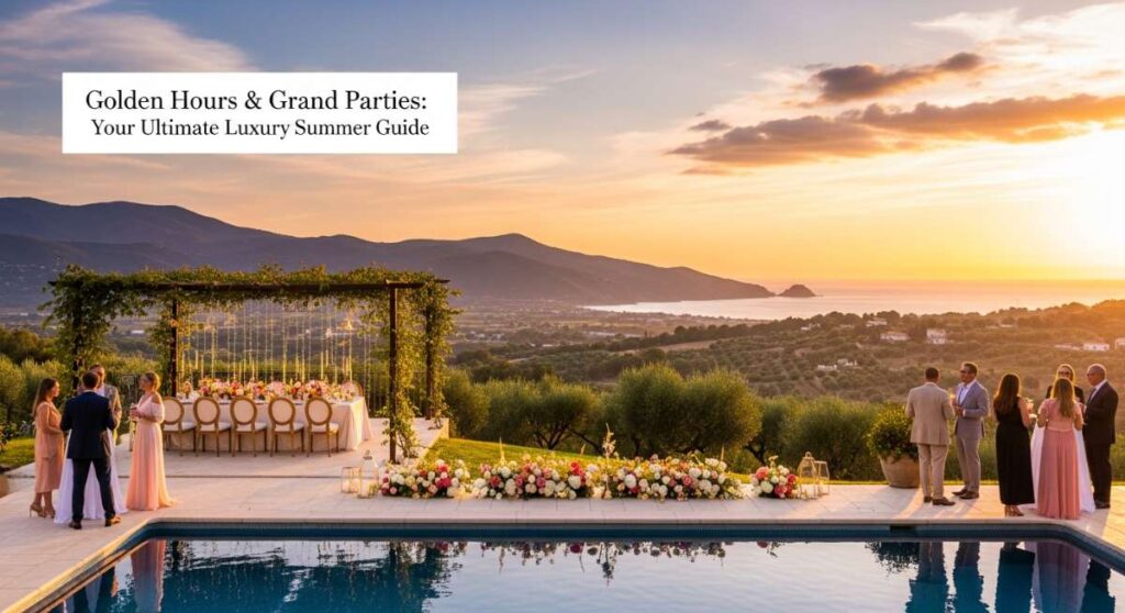 featured: golden hours & grand parties: your ultimate luxury summer guide