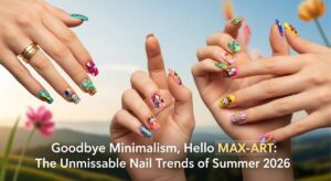 featured: goodbye minimalism, hello max art: the unmissable nail trends of summer 2026