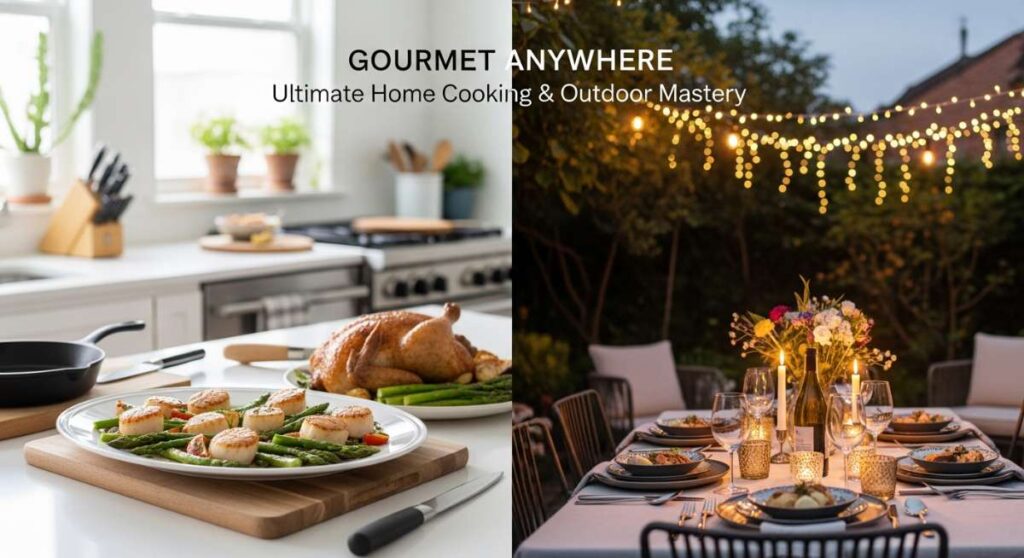 featured: gourmet anywhere: secrets to exceptional home cooking and outdoor hosting