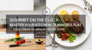 featured: gourmet on the clock: master your kitchen in 15 minutes flat