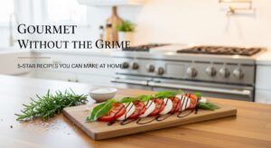 featured: gourmet without the grime: 5 star recipes you can make at home
