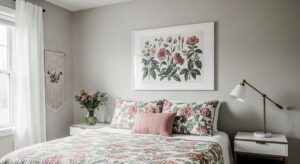 featured: grandmillennial dreams: transforming your bedroom with retro florals