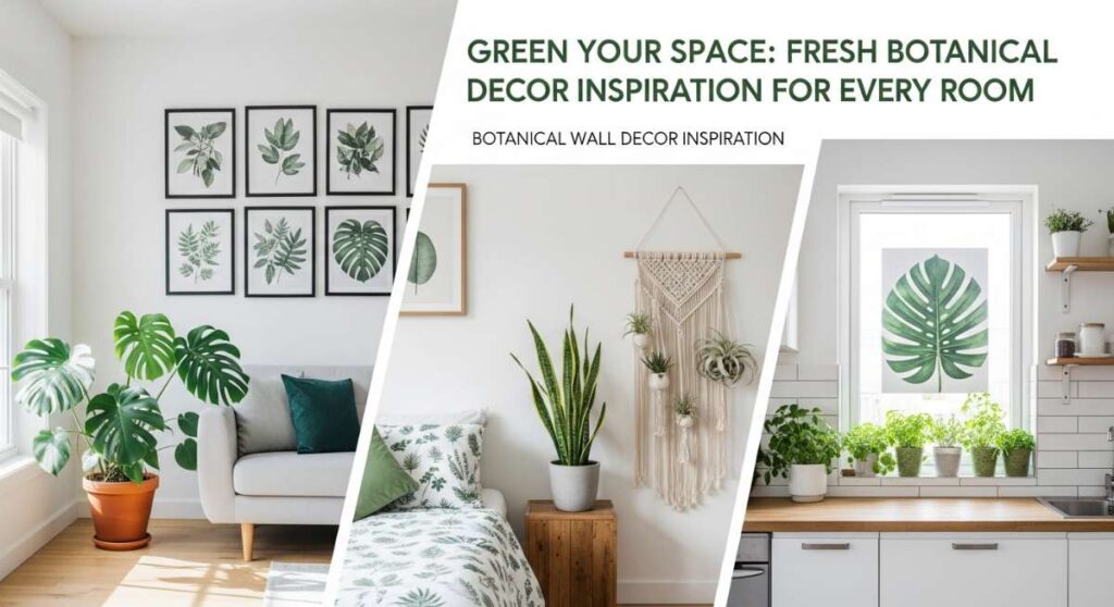featured: green your space: fresh botanical decor inspiration for every room