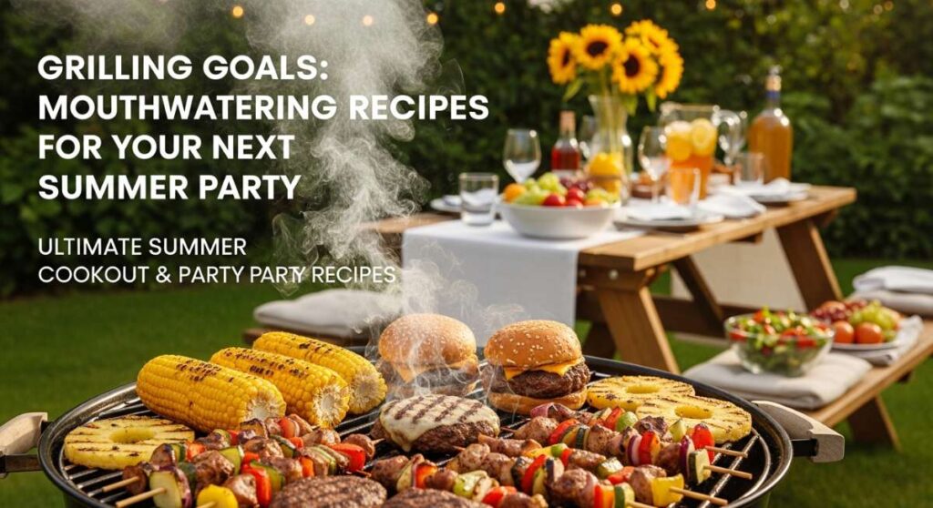 featured: grilling goals: mouthwatering recipes for your next summer party