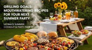 featured: grilling goals: mouthwatering recipes for your next summer party