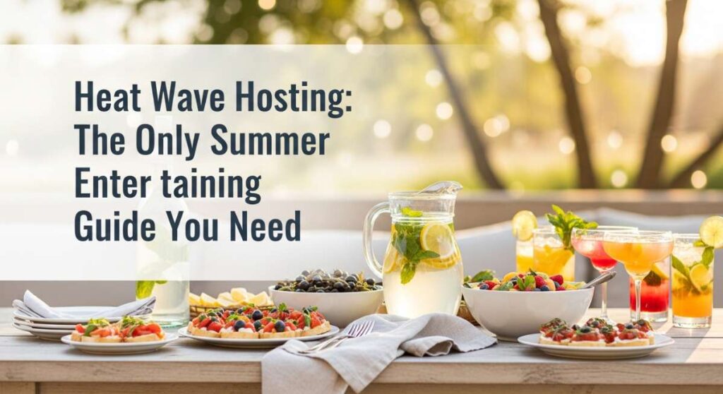 featured: heat wave hosting: the only summer entertaining guide you need