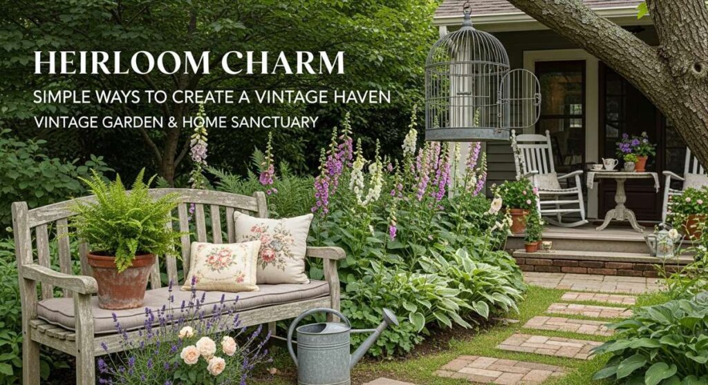 featured: heirloom charm: simple ways to create a vintage haven