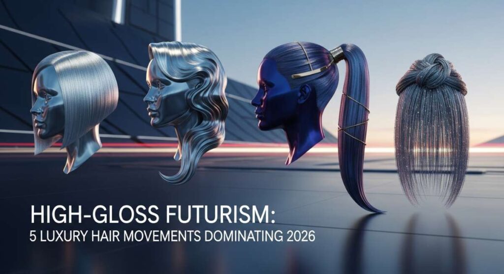 featured: high gloss futurism: 5 luxury hair movements dominating 2026