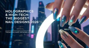 featured: holographics & high tech: the biggest nail designs for 2026