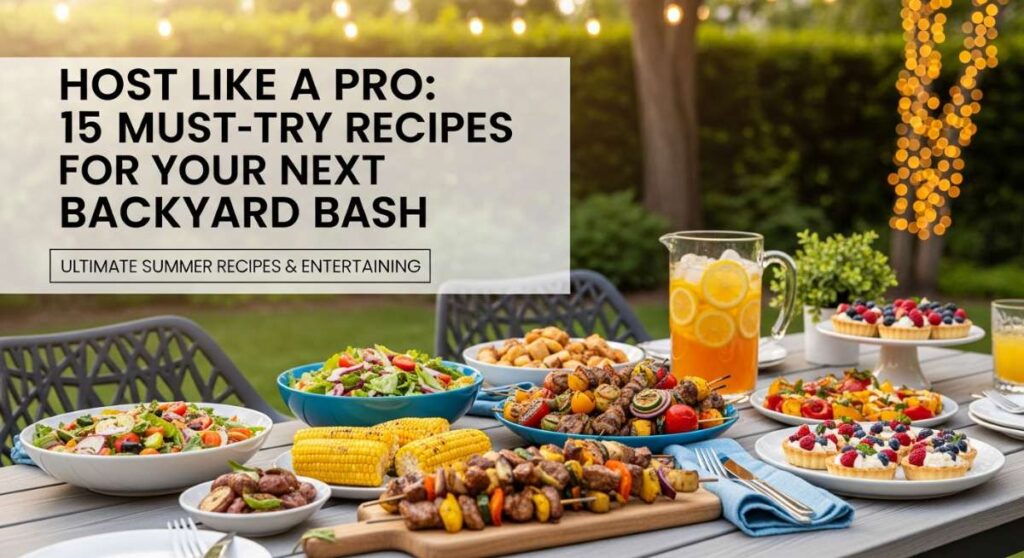 featured: host like a pro: 15 must try recipes for your next backyard bash
