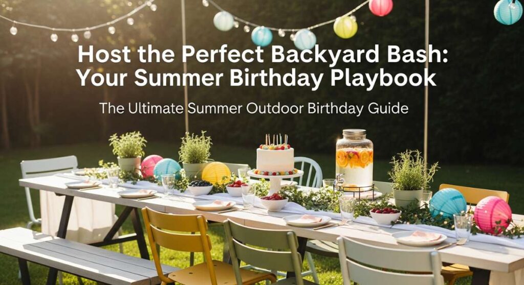 featured: host the perfect backyard bash: your summer birthday playbook