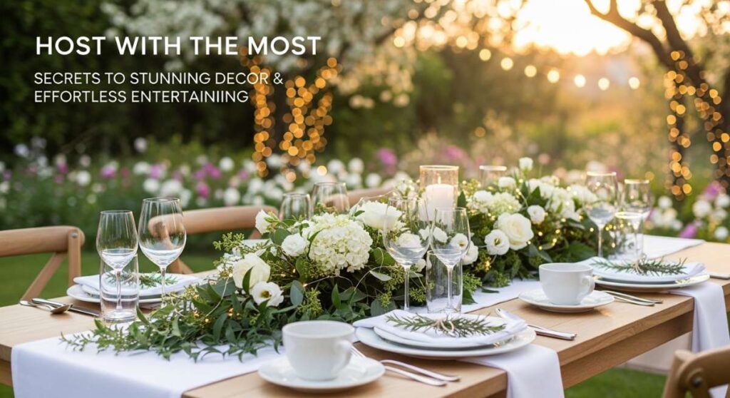 featured: host with the most: secrets to stunning decor & effortless entertaining