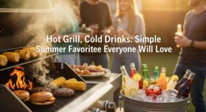featured: hot grill, cold drinks: simple summer favorites everyone will love