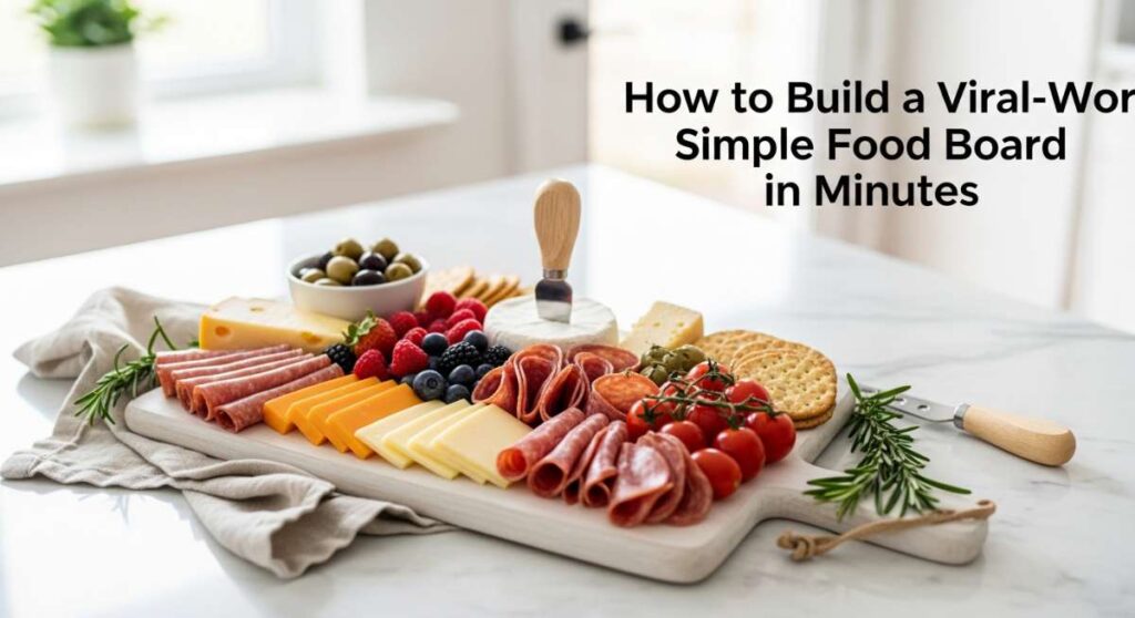featured: how to build a viral worthy simple food board in minutes