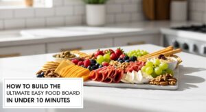 featured: how to build the ultimate easy food board in under 10 minutes