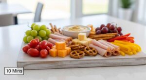 featured: how to build the viral simple food board in under 10 minutes