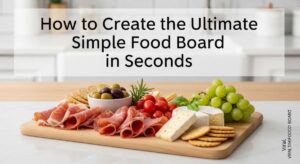 featured: how to create the ultimate simple food board in seconds