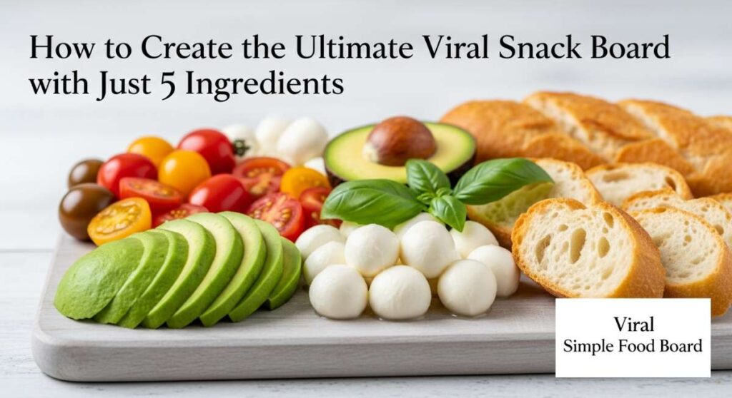 featured: how to create the ultimate viral snack board with just 5 ingredients