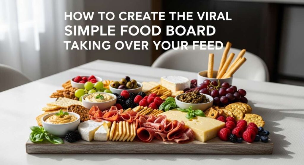 featured: how to create the viral simple food board taking over your feed