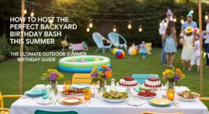 featured: how to host the perfect backyard birthday bash this summer