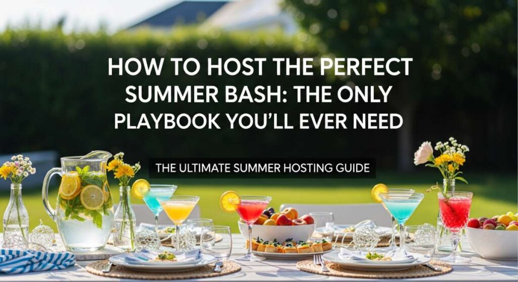 featured: how to host the perfect summer bash: the only playbook you’ll ever need