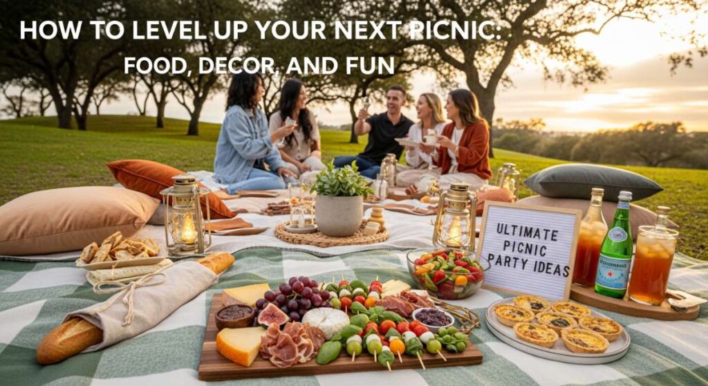 featured: how to level up your next picnic: food, decor, and fun