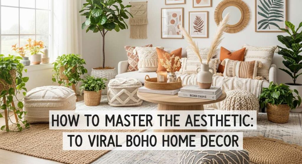 featured: how to master the aesthetic: the ultimate guide to viral boho home decor