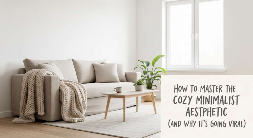 featured: how to master the cozy minimalist aesthetic (and why it's going viral)