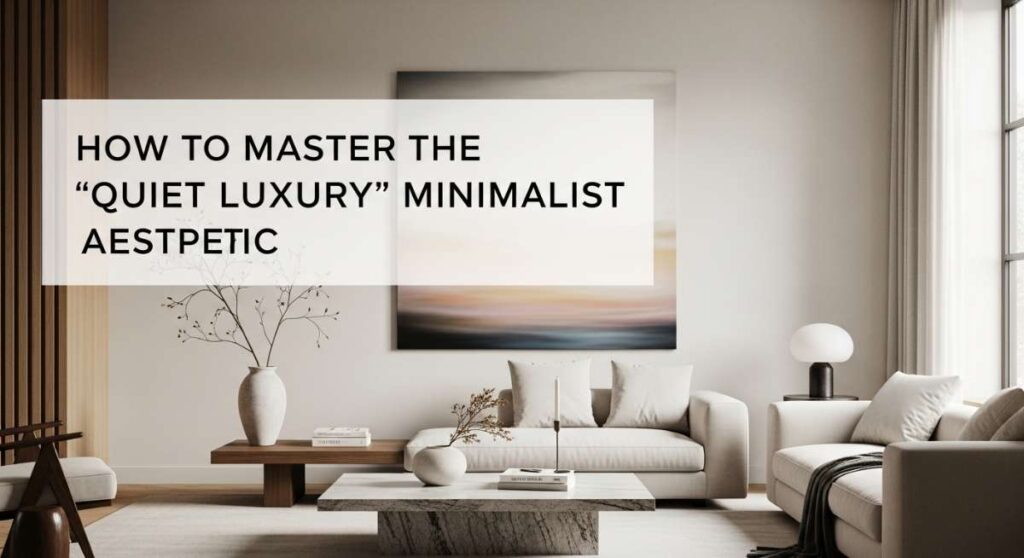 featured: how to master the 'quiet luxury' minimalist aesthetic