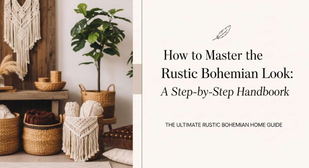 featured: how to master the rustic bohemian look: a step by step handbook