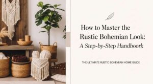featured: how to master the rustic bohemian look: a step by step handbook