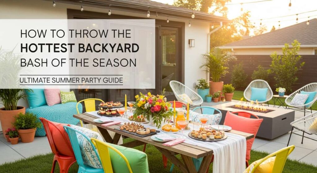 featured: how to throw the hottest backyard bash of the season