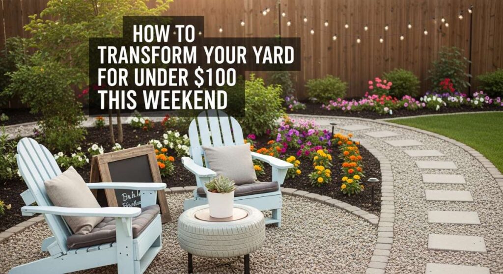 featured: how to transform your yard for under $100 this weekend