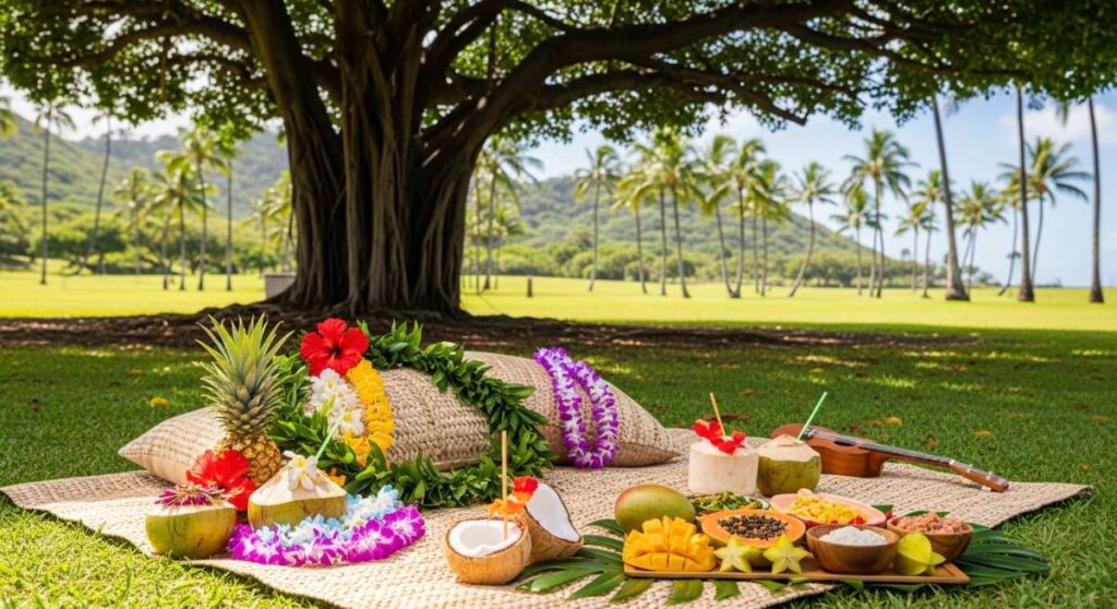 featured: hula in the park: secrets to a spectacular tropical luau picnic party