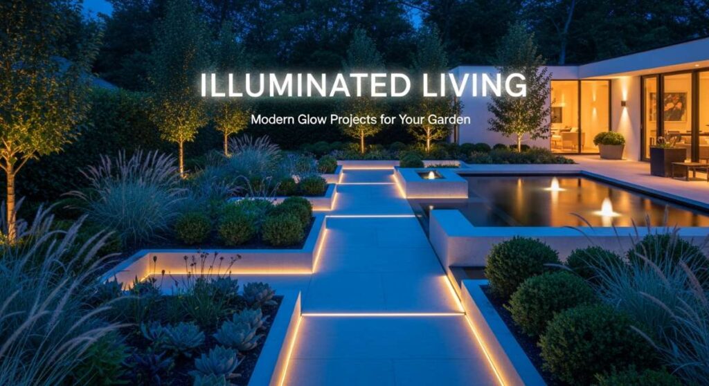 featured: illuminated living: stunning modern glow projects for your garden