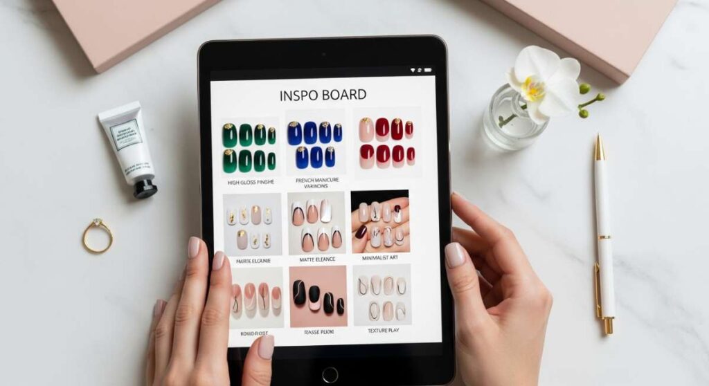 featured: instant glam: curating the ultimate luxury press on nail inspo board