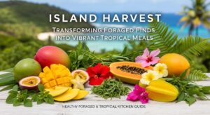 featured: island harvest: transforming foraged finds into vibrant tropical meals