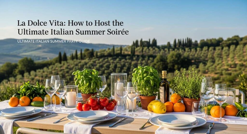 featured: la dolce vita: how to host the ultimate italian summer soirée