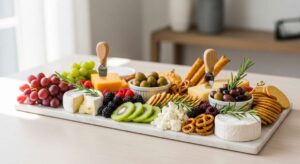 featured: lazy but aesthetic: the easiest food board for your next party