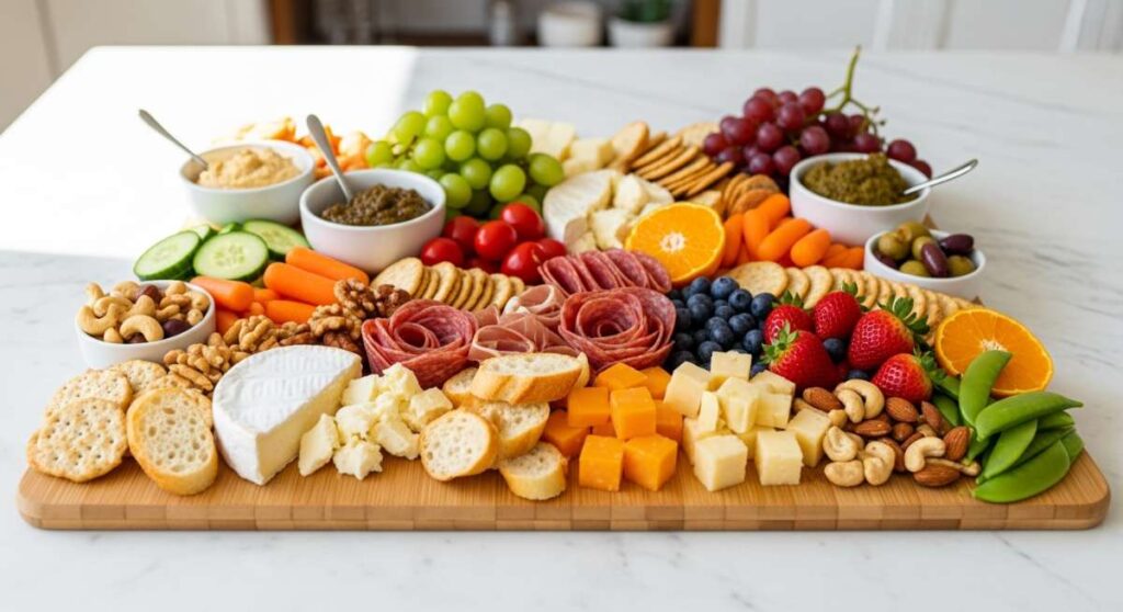 featured: lazy girl luxury: how to make the ultimate viral food board