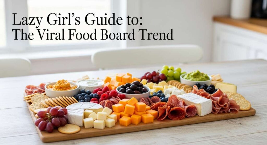featured: lazy girl's guide to hosting: the viral food board trend