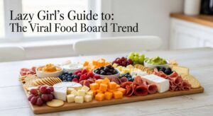 featured: lazy girl's guide to hosting: the viral food board trend