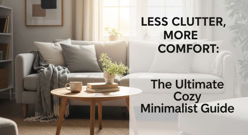 featured: less clutter, more comfort: the ultimate cozy minimalist guide