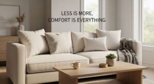 featured: less is more, comfort is everything: creating your cozy minimalist sanctuary