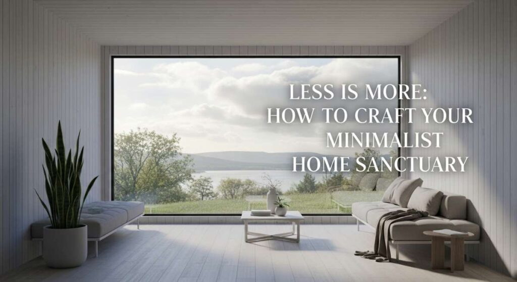 featured: less is more: how to craft your minimalist home sanctuary
